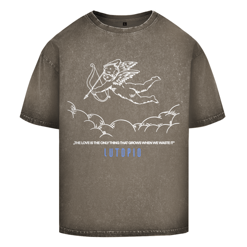 Oversize Washed T-Shirt Amor vorne