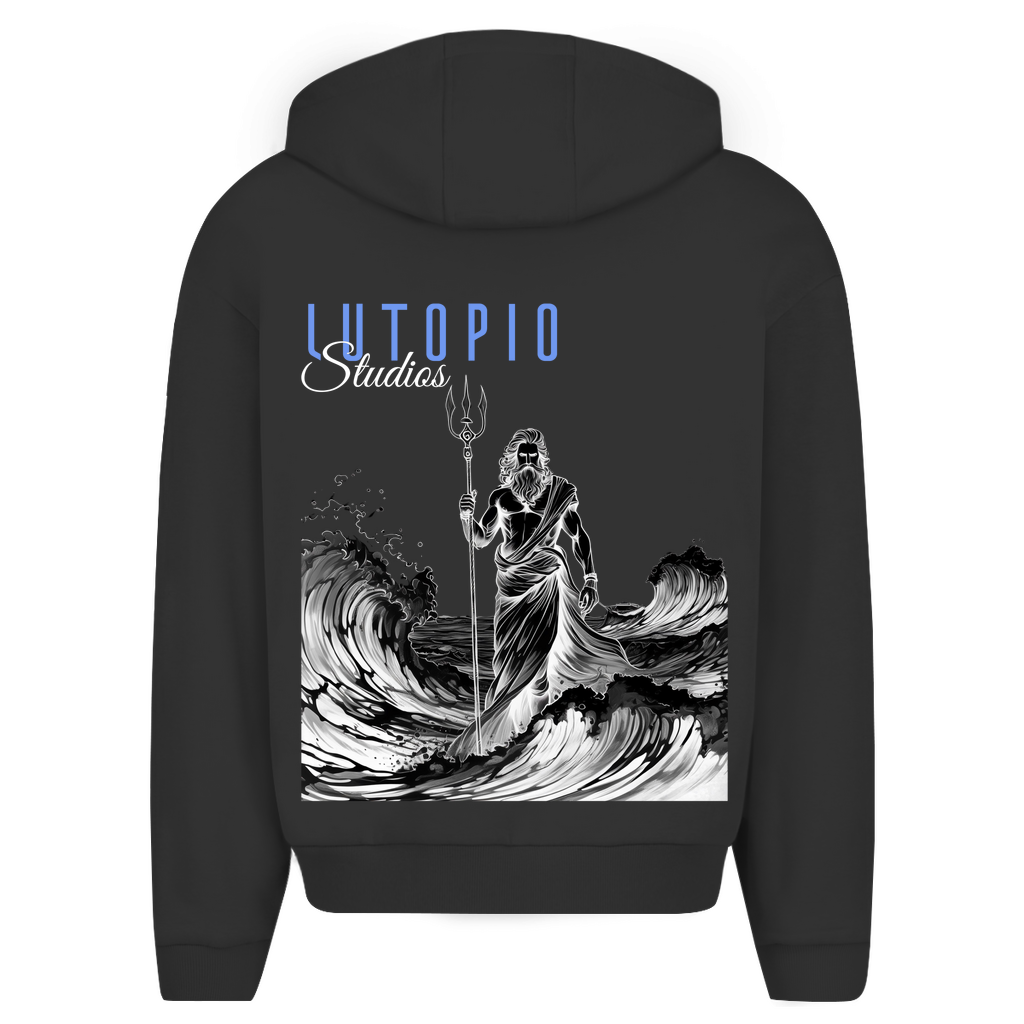 Oversize Zipper Hoodie Amor