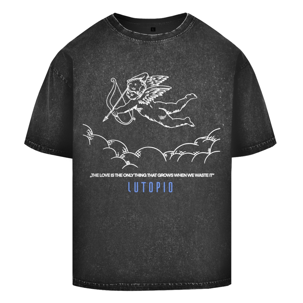 Oversize Washed T-Shirt Amor vorne