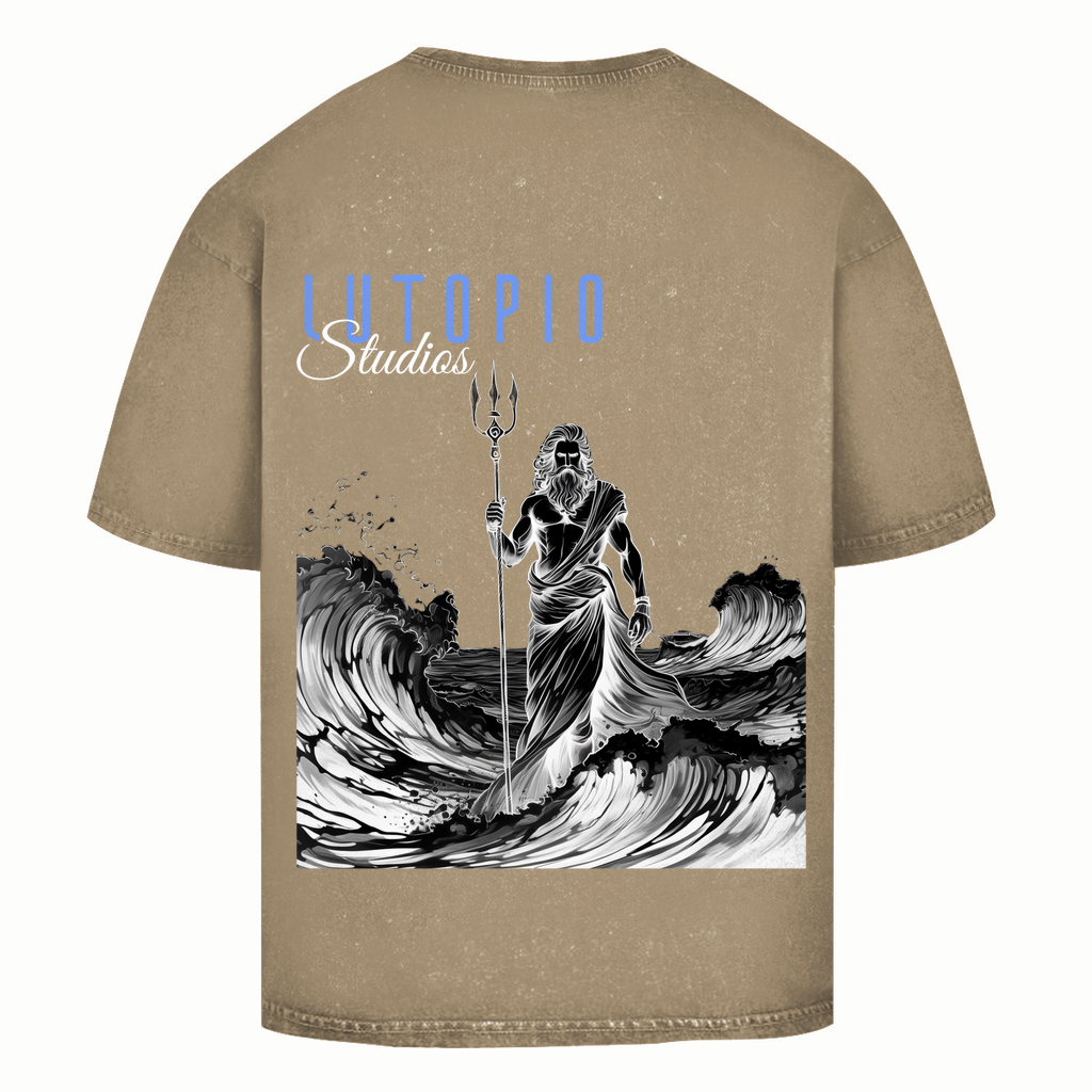 Oversize Washed T-Shirt Poseidon