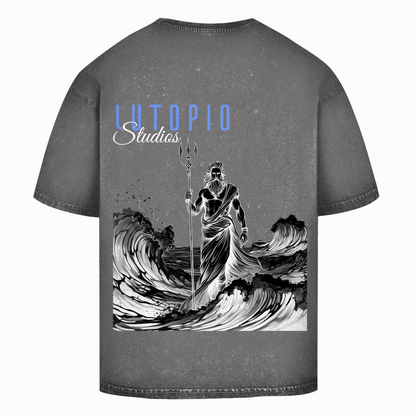 Oversize Washed T-Shirt Poseidon