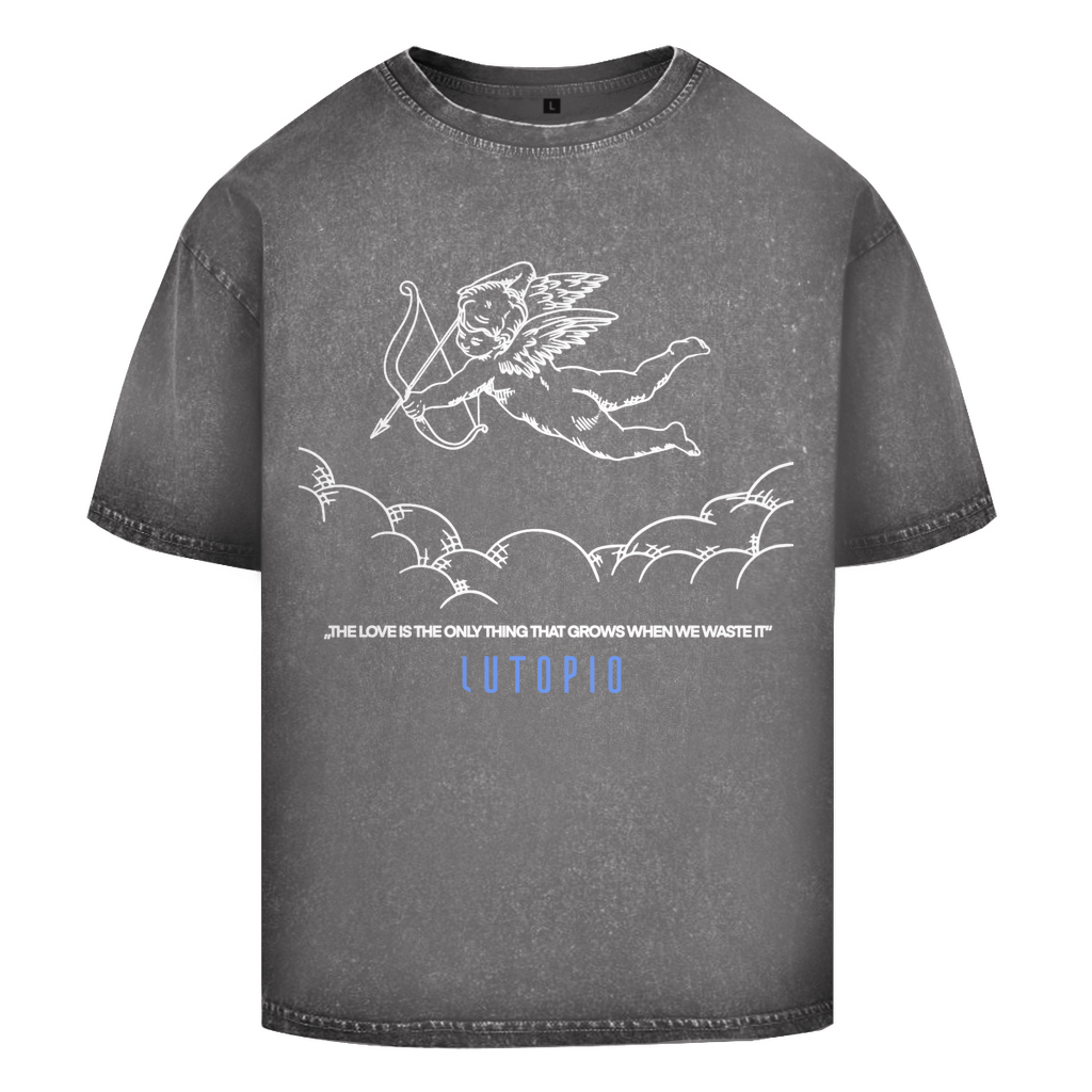 Oversize Washed T-Shirt Amor vorne