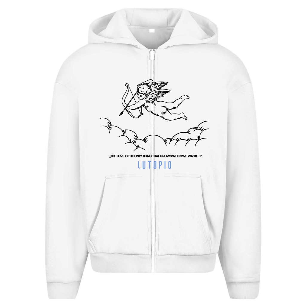 Oversize Zipper Amor vorne