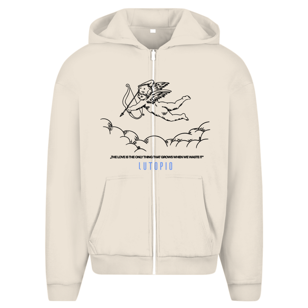 Oversize Zipper Amor vorne