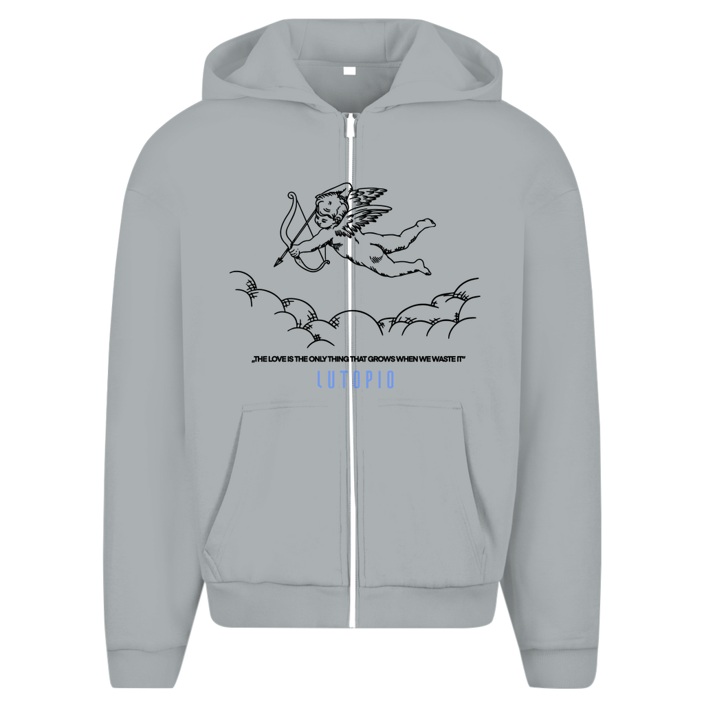 Oversize Zipper Amor vorne