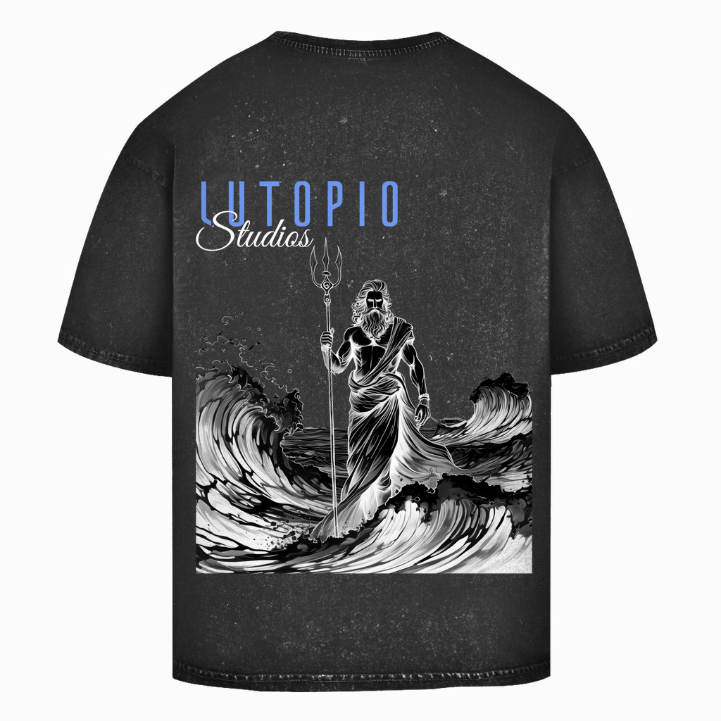 Oversize Washed T-Shirt Poseidon