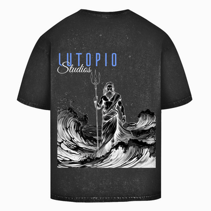 Oversize Washed T-Shirt Poseidon